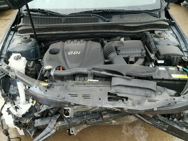 KNAGM4A71F5586741 - 2015 KIA OPTIMA LX GRAY photo 7