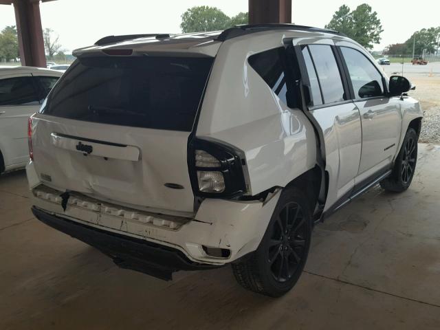 1C4NJCBA0ED790510 - 2014 JEEP COMPASS SP WHITE photo 4