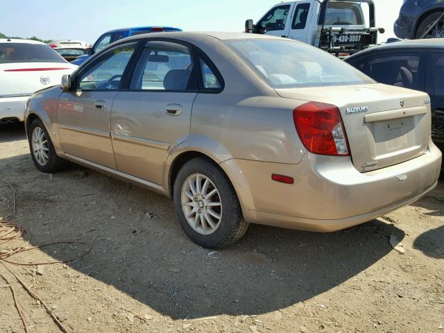 KL5JJ56ZX5K089131 - 2005 SUZUKI FORENZA LX GOLD photo 3