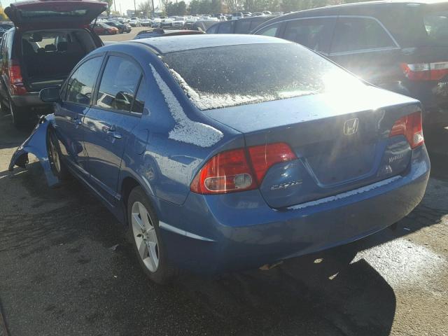 1HGFA16806L008635 - 2006 HONDA CIVIC EX ლურჯი ფოტო 3