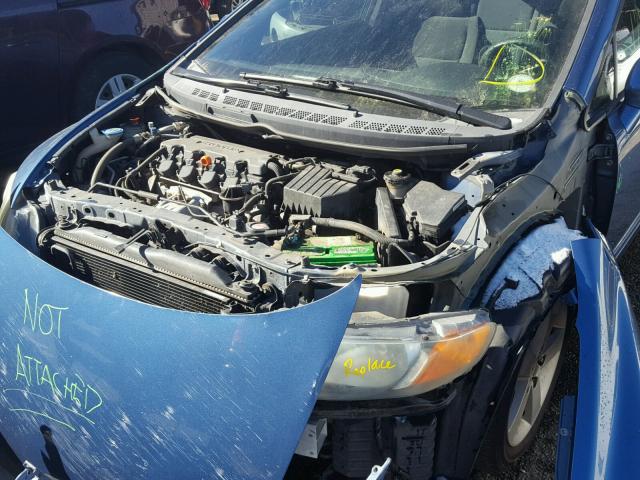 1HGFA16806L008635 - 2006 HONDA CIVIC EX ლურჯი ფოტო 9