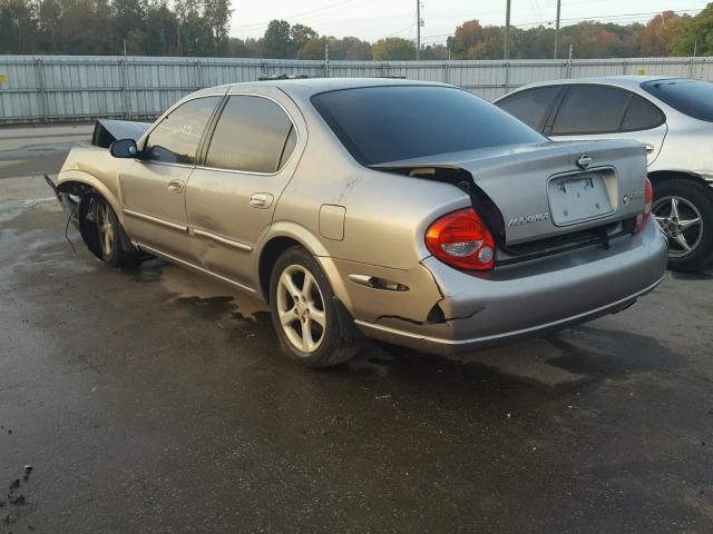 JN1CA31D4YT748714 - 2000 NISSAN MAXIMA GLE GRAY photo 3