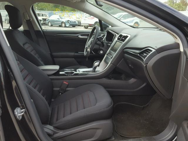 3FA6P0H70DR375261 - 2013 FORD FUSION SE GRAY photo 5