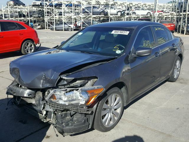 1HGCP2F87CA052100 - 2012 HONDA ACCORD EXL GRAY photo 2