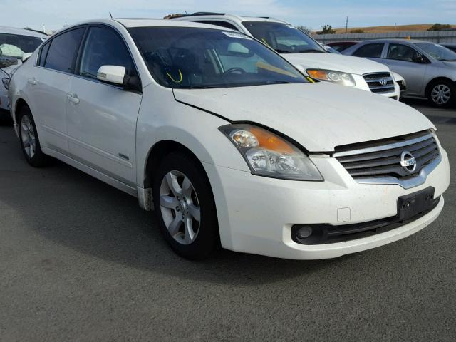 1N4CL21E29C136545 - 2009 NISSAN ALTIMA HYB WHITE photo 1