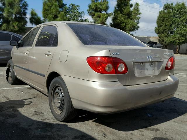 1NXBR32E46Z623997 - 2006 TOYOTA COROLLA CE GOLD photo 3