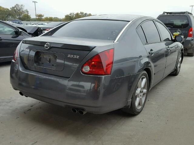 1N4BA41E05C860483 - 2005 NISSAN MAXIMA SE CHARCOAL photo 4