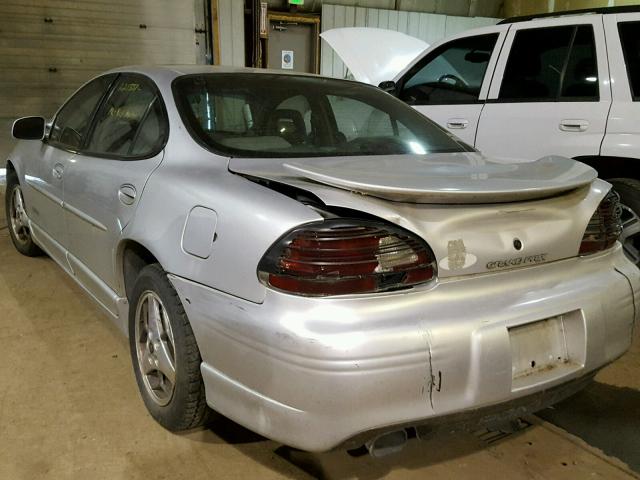 1G2WR52141F176734 - 2001 PONTIAC GRAND PRIX SILVER photo 3