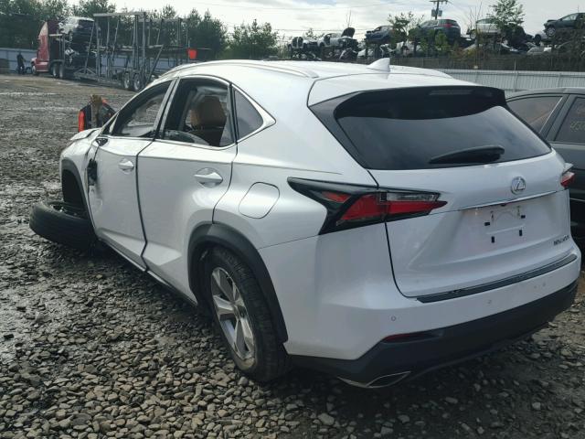 JTJBARBZ1H2125902 - 2017 LEXUS NX 200T WHITE photo 3