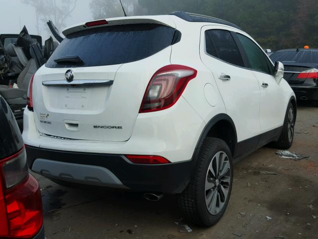 KL4CJCSB2HB153483 - 2017 BUICK ENCORE ESS WHITE photo 4