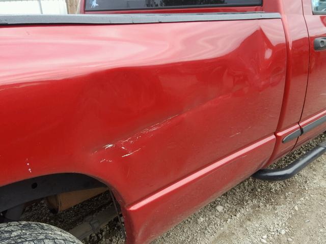 1D7HA16K58J194941 - 2008 DODGE RAM 1500 S RED photo 9