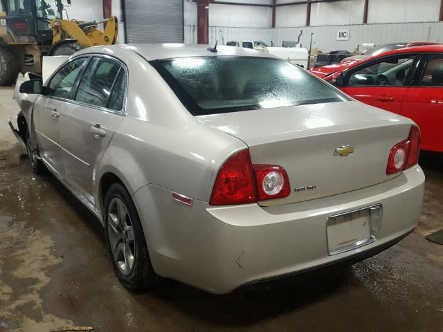 1G1ZB5EB7AF229887 - 2010 CHEVROLET MALIBU ოქროსფერი ფოტო 3