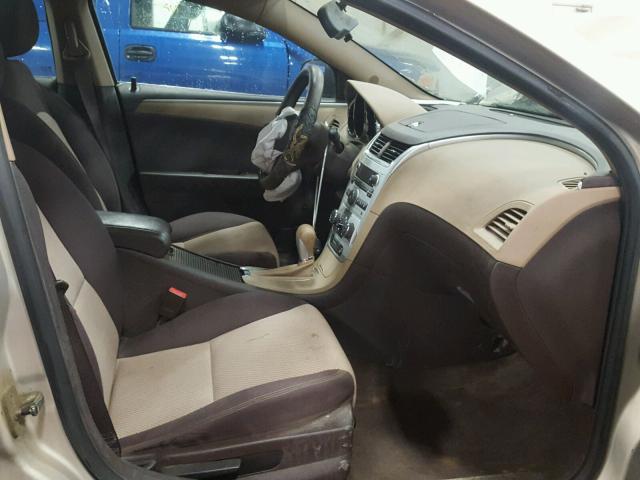 1G1ZB5EB7AF229887 - 2010 CHEVROLET MALIBU ოქროსფერი ფოტო 5