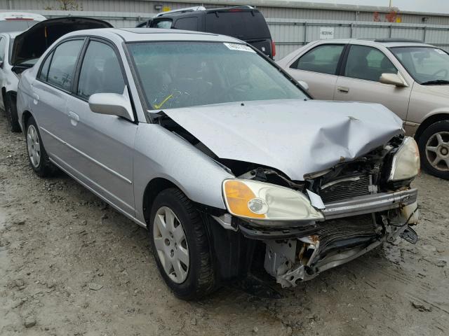 1HGES26791L040224 - 2001 HONDA CIVIC EX SILVER photo 1