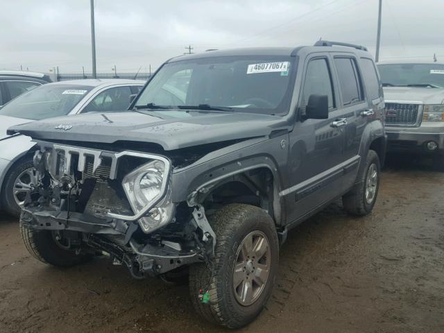 1C4PJMAK3CW153900 - 2012 JEEP LIBERTY SP GRAY photo 2