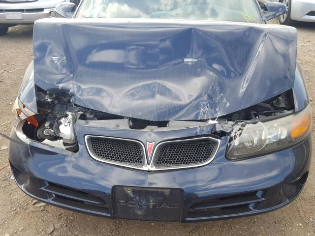 1G2HX52K034123258 - 2003 PONTIAC BONNEVILLE BLUE photo 7