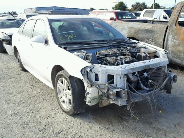 2G1WG5E34D1215325 - 2013 CHEVROLET IMPALA LT WHITE photo 1