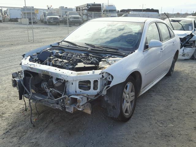 2G1WG5E34D1215325 - 2013 CHEVROLET IMPALA LT WHITE photo 2