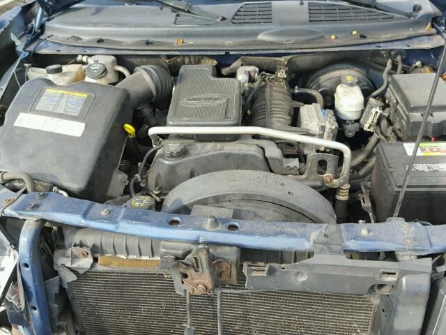 1GNDS13S252156557 - 2005 CHEVROLET TRAILBLAZE BLUE photo 7