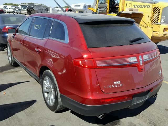 2LMHJ5AT9EBL50254 - 2014 LINCOLN MKT RED photo 3