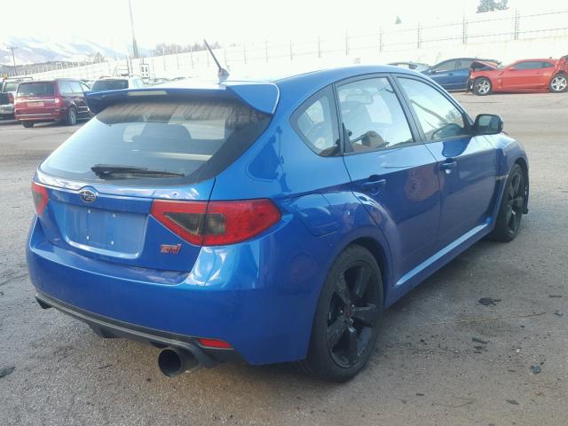 JF1GR89668L823302 - 2008 SUBARU IMPREZA WR BLUE photo 4