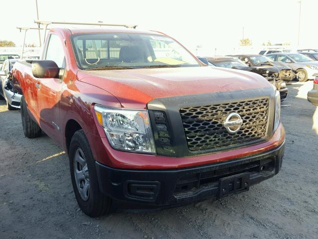 1N6AA1R78HN516691 - 2017 NISSAN TITAN S RED photo 1