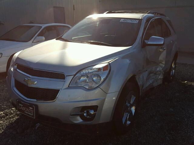 1GNFLNEKXDZ108305 - 2013 CHEVROLET EQUINOX LT SILVER photo 2