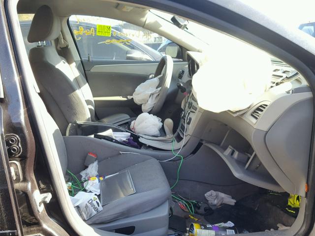 1G1ZB5EB8A4113576 - 2010 CHEVROLET MALIBU LS BLACK photo 5