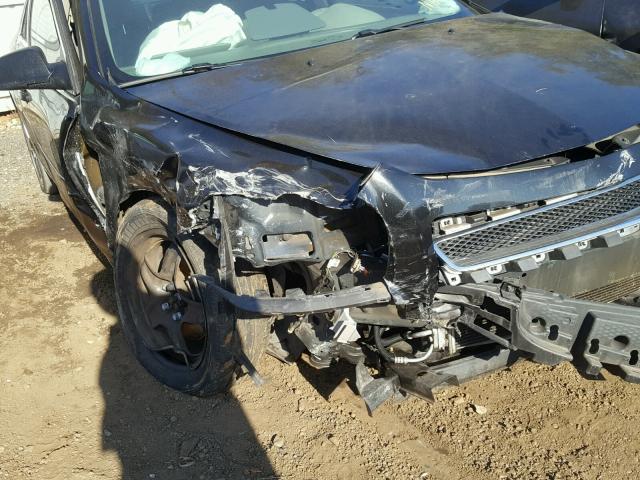 1G1ZB5EB8A4113576 - 2010 CHEVROLET MALIBU LS BLACK photo 9