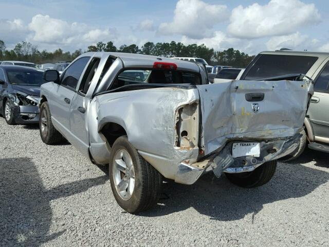 1D7HA18N56S593878 - 2006 DODGE RAM 1500 S SILVER photo 3