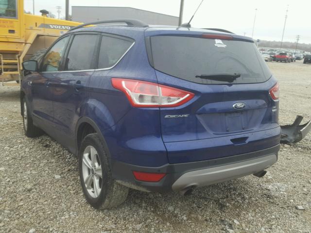 1FMCU9G97EUC70249 - 2014 FORD ESCAPE SE BLUE photo 3