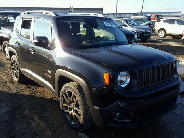 ZACCJABT8GPE31407 - 2016 JEEP RENEGADE L BLACK photo 1