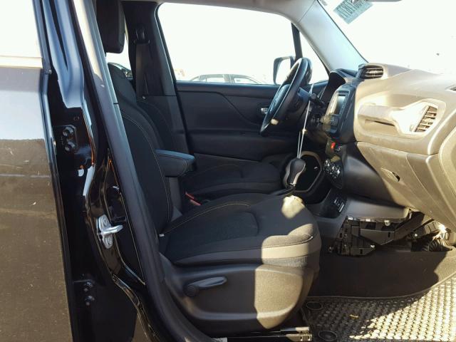 ZACCJABT8GPE31407 - 2016 JEEP RENEGADE L BLACK photo 5