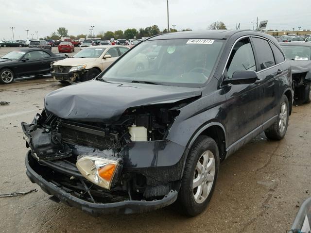 JHLRE48768C046575 - 2008 HONDA CR-V BLACK photo 2