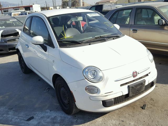 3C3CFFAR1CT309564 - 2012 FIAT 500 POP WHITE photo 1