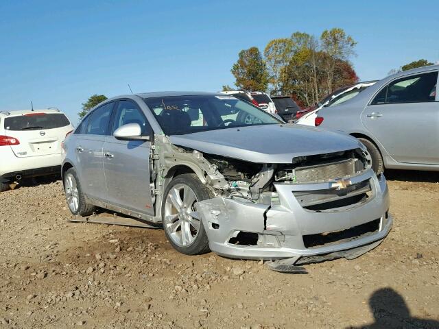 1G1PH5S90B7203912 - 2011 CHEVROLET CRUZE LTZ SILVER photo 1