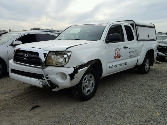 5TETX22N96Z188359 - 2006 TOYOTA TACOMA ACC WHITE photo 2