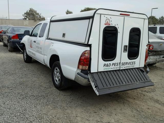 5TETX22N96Z188359 - 2006 TOYOTA TACOMA ACC WHITE photo 3