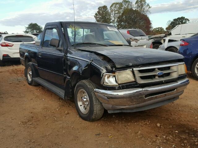 1FTCR10U2TUD90057 - 1996 FORD RANGER BLACK photo 1