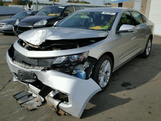 1G1115SL6FU115136 - 2015 CHEVROLET IMPALA LT SILVER photo 2