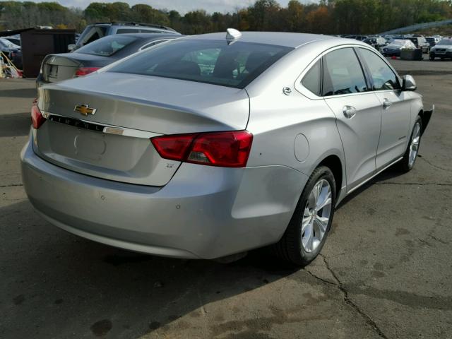 1G1115SL6FU115136 - 2015 CHEVROLET IMPALA LT SILVER photo 4