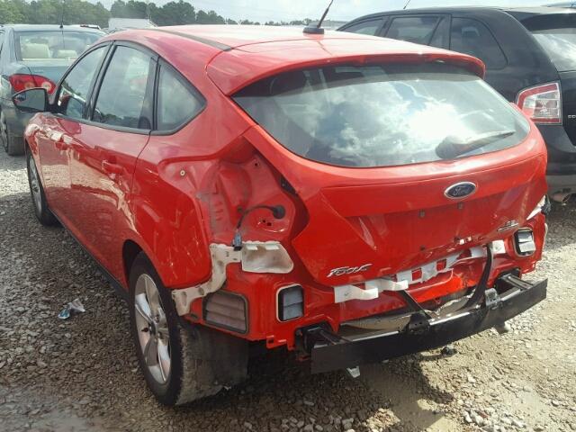 1FADP3K23EL317697 - 2014 FORD FOCUS SE RED photo 3