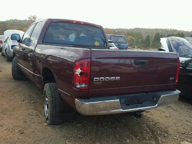 1D7HA18N93S201383 - 2003 DODGE RAM 1500 S MAROON photo 3