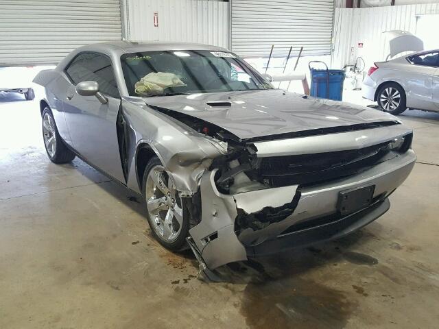 2C3CDYAG2EH294018 - 2014 DODGE CHALLENGER SILVER photo 1