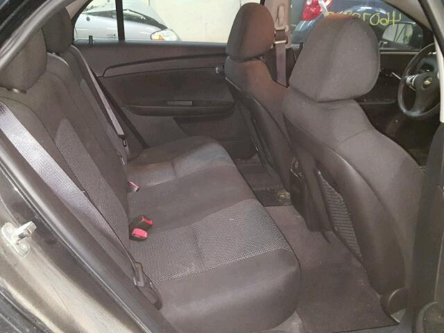 1G1ZC5E16BF380452 - 2011 CHEVROLET MALIBU 1LT BLACK photo 6