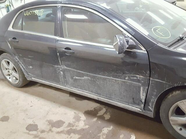 1G1ZC5E16BF380452 - 2011 CHEVROLET MALIBU 1LT BLACK photo 9