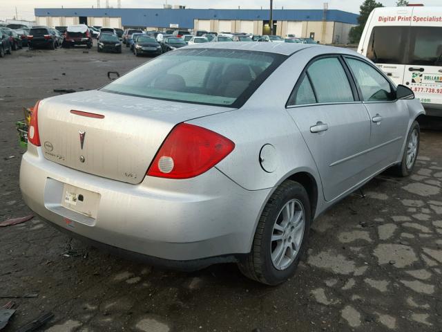 1G2ZG528354180825 - 2005 PONTIAC G6 SILVER photo 4