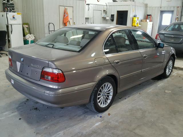 WBADN63423GN89890 - 2003 BMW 540 I AUTO TAN photo 4