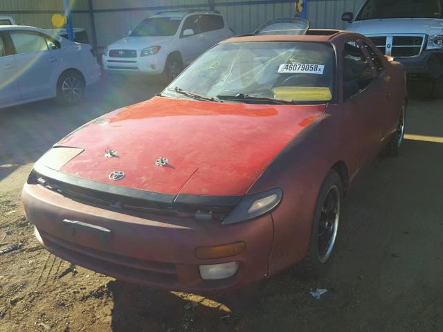 JT2ST87F3N0100893 - 1992 TOYOTA CELICA GT RED photo 2
