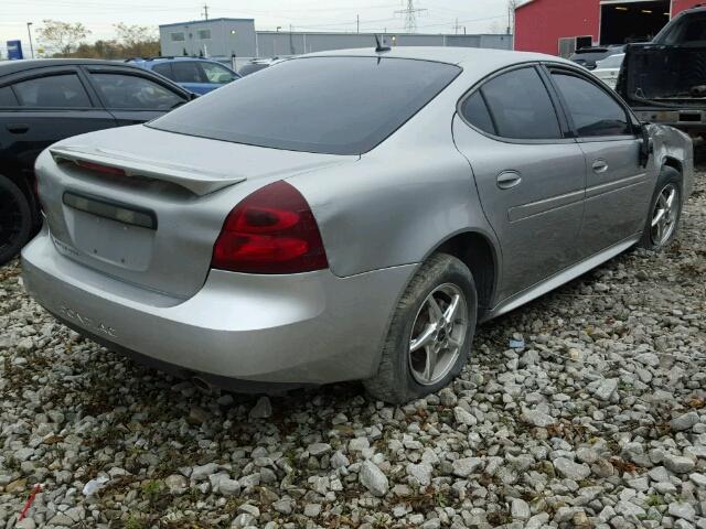 2G2WP552781119441 - 2008 PONTIAC GRAND PRIX GRAY photo 4